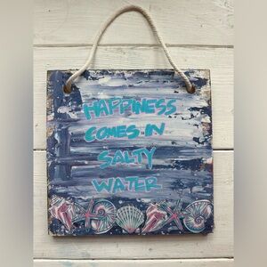 Nautical Wall Art with Seashell Design